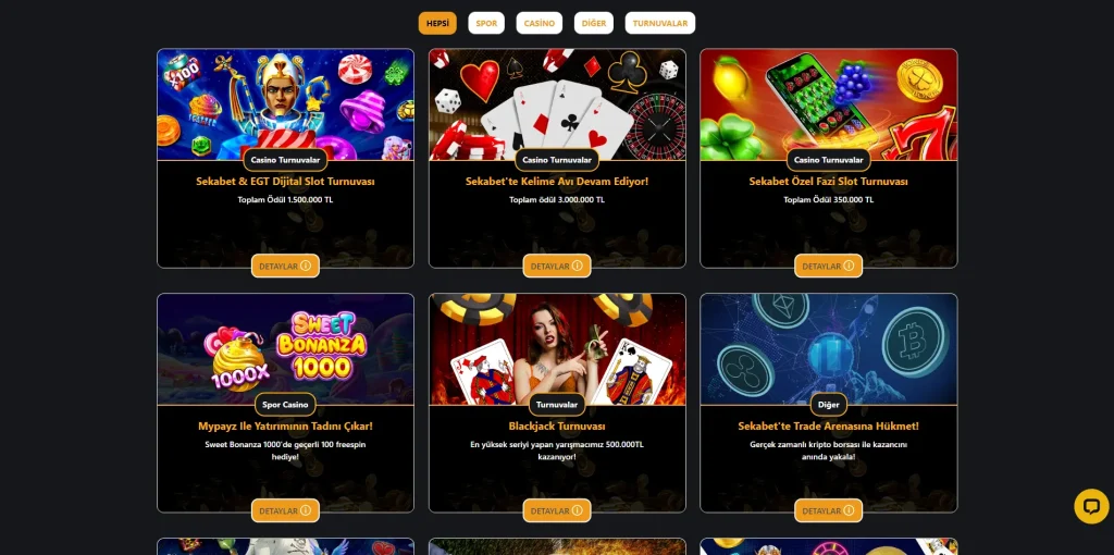 Sekabet Bonus ve Promosyonlar